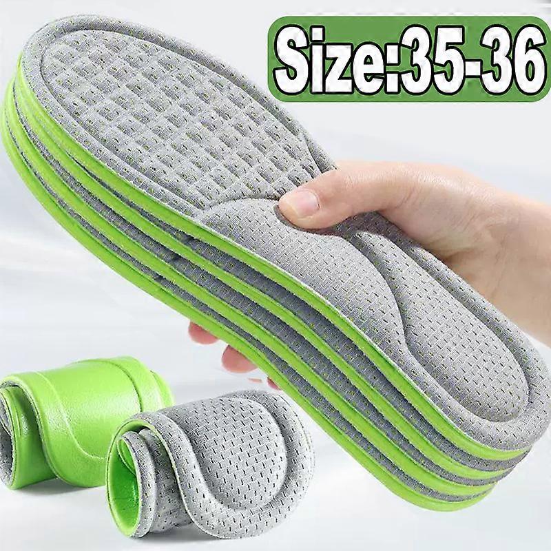 2/20PCS Soft Memory Foam Orthopedic Insoles Deodorizing Insole Shoes Sports Absorbs Breathable Antibacterial Shoe Accessory