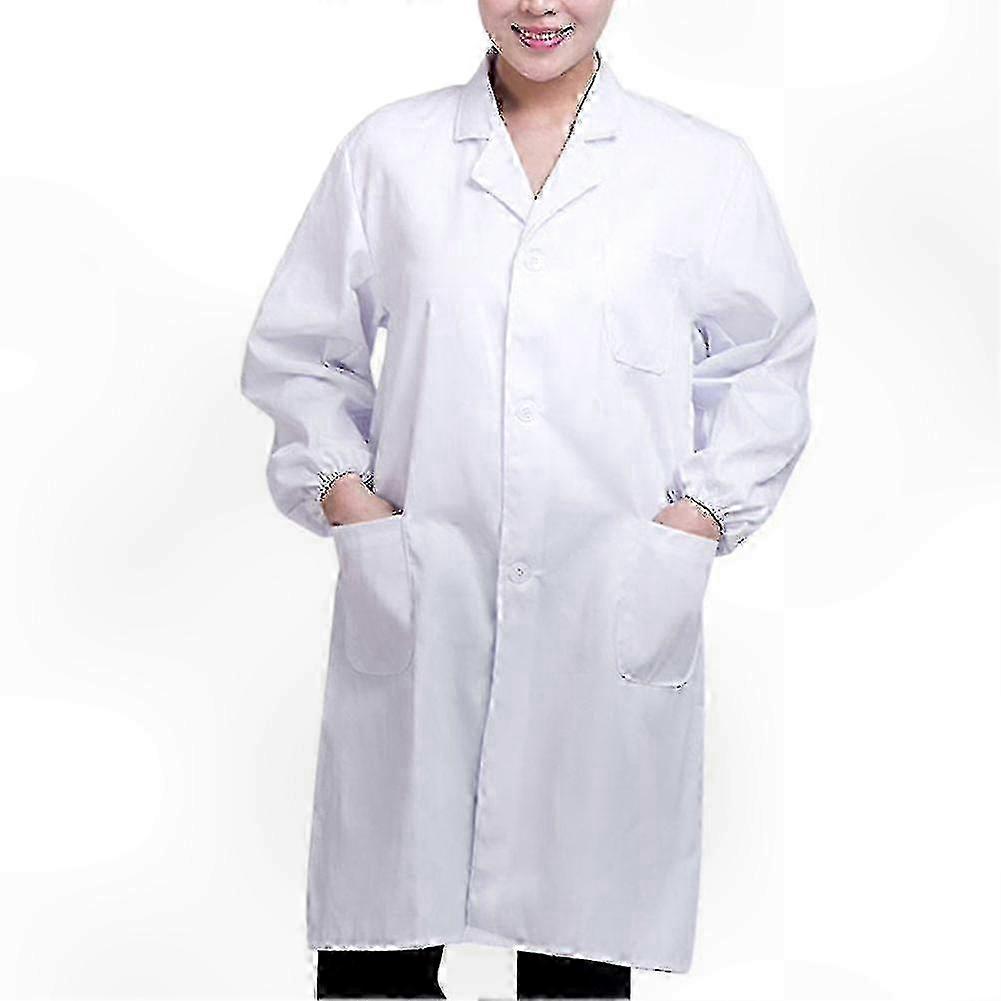 Professional White Lab Coat for Adults & Students