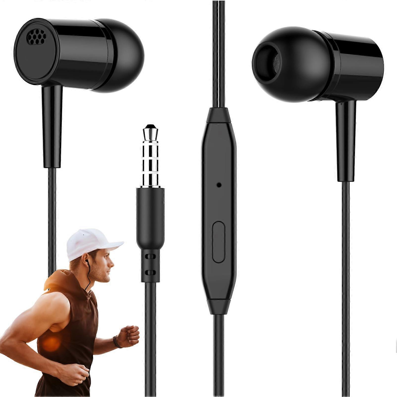 Internal Ergonomic Audio Layer With Precision Molded Housing, Soft Seal Tips, BuiltIn Microphone, Black