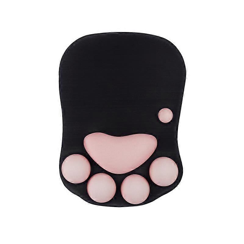 Cute Ergonomic Mouse Pad Wrist Support, Cat Paw Mouse Pad with Wrist Rest, Comfortable Computer Mouse Pad for Laptop, Pain Relief Mousepad for Office 
