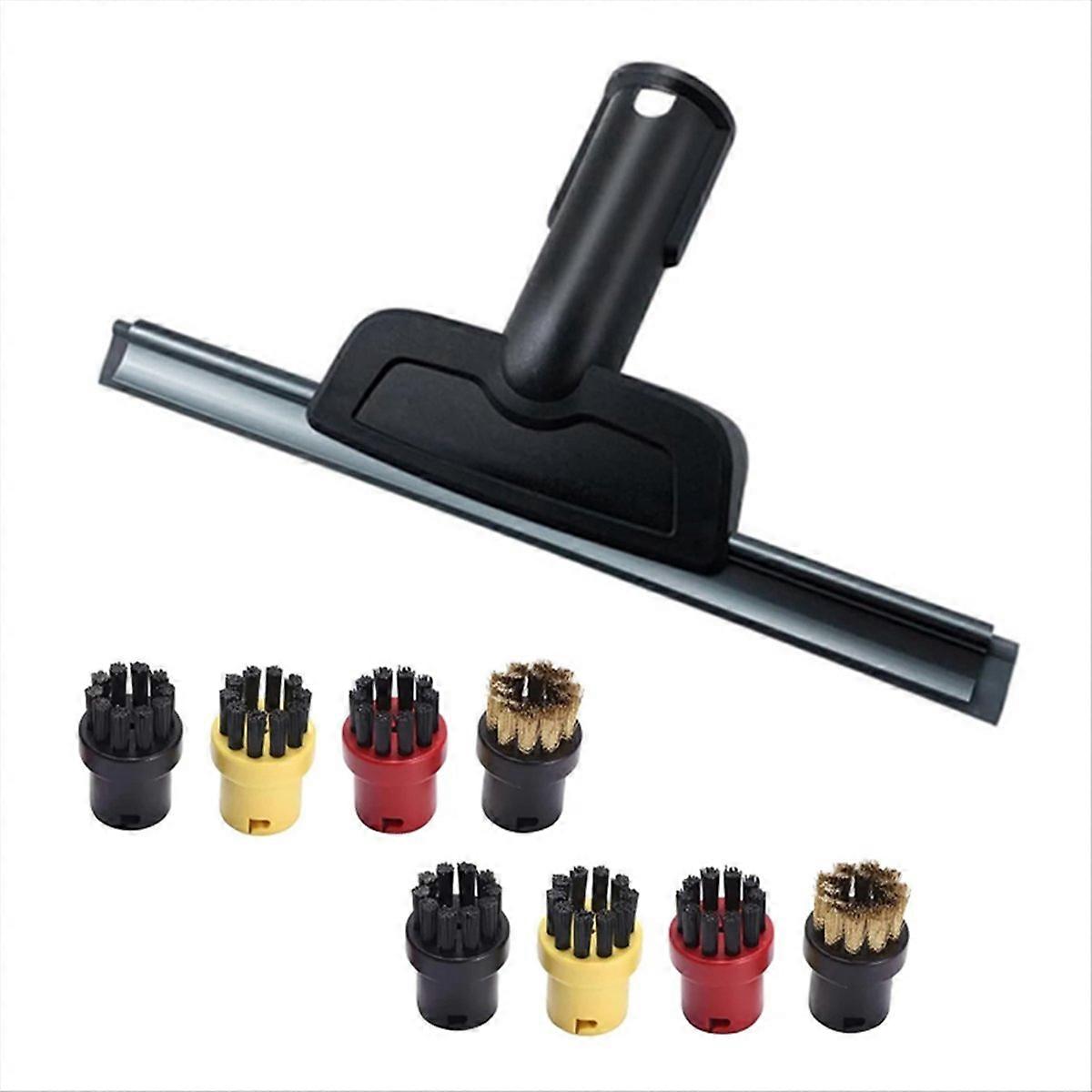 Window Nozzle Brush Head Squeegee Round Brush Accessories