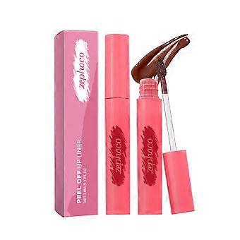3ml cocoa color matte tear lip glaze lip makeup moisturizing non-stick cup natural moisturizing color lip glaze