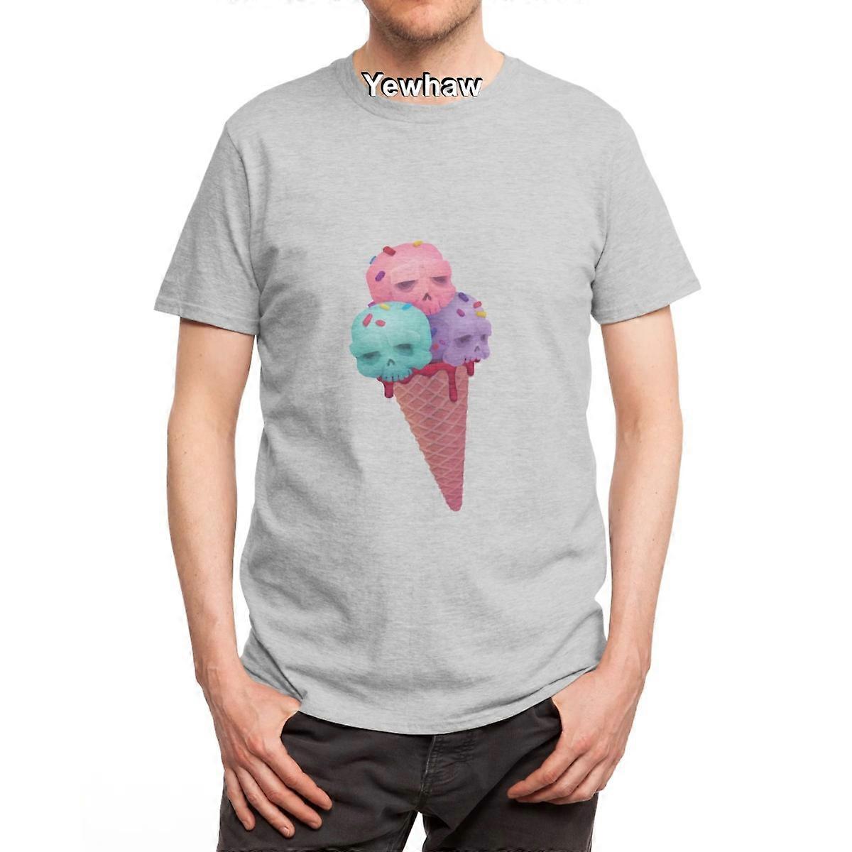 ciemna koszulka z lodami