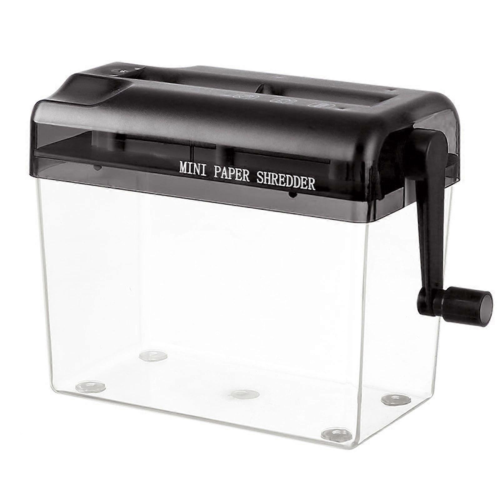 Pedty A Crusher,Desktop Hand Operated Office Home A6 Mini Manual Shredder