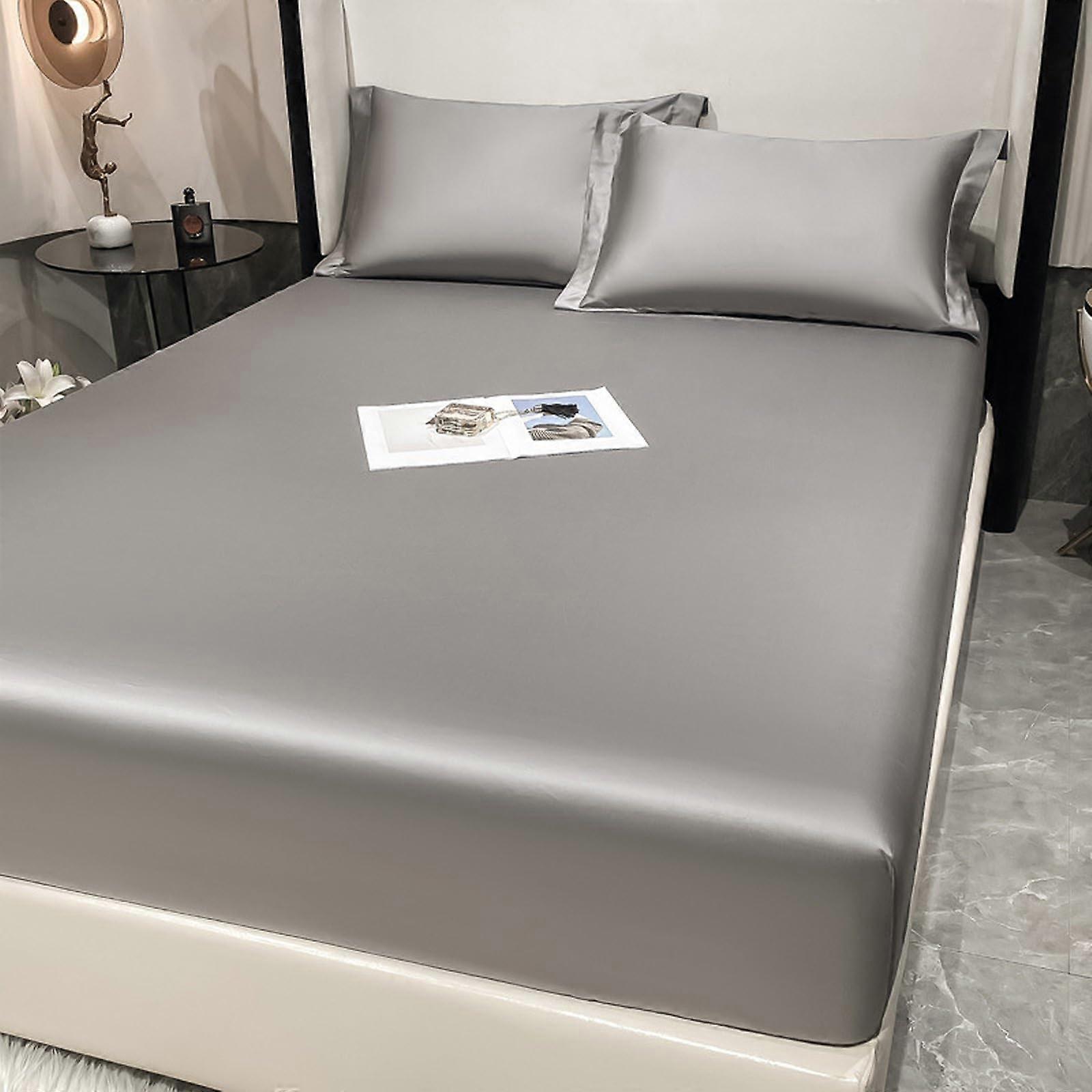 Fitted Sheet 150x200 Cotton Extra Deep Fitted Sheets  Easy Care 150x200+25cm Extra Deep Pocket