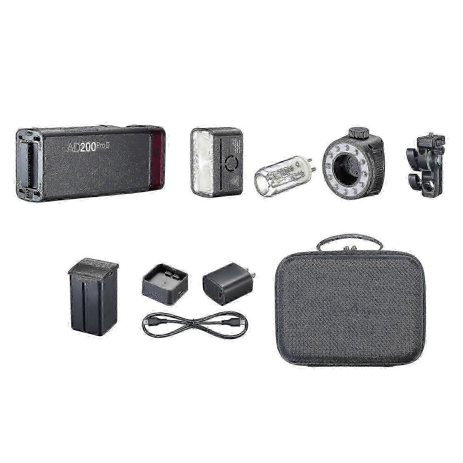 Pocket Flash Light 200w 2.4g Wireless Ttl Auto Flash 1/8000s Hss 0.01-1.8s Recycle Time With Bi Colo