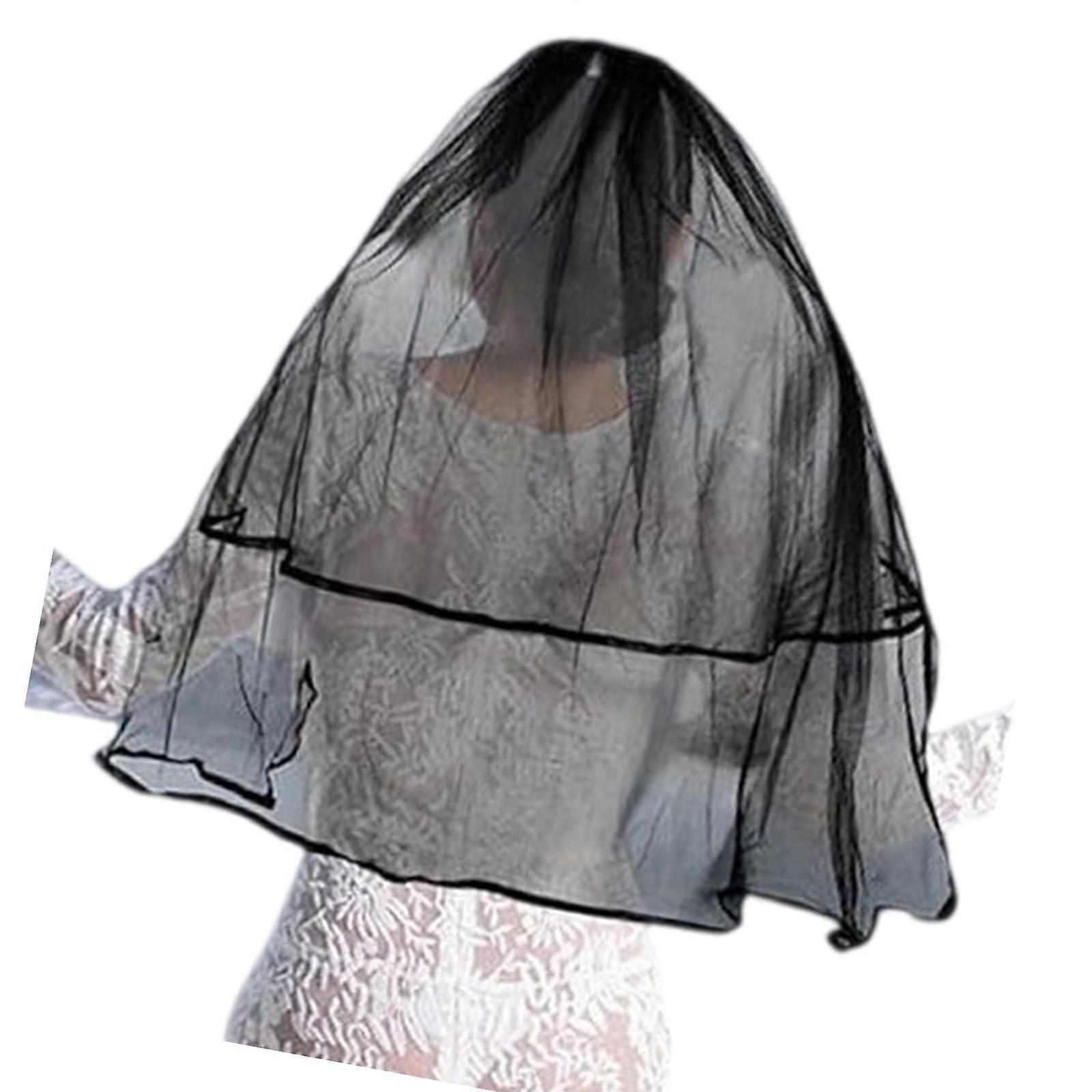 Short Bridal Hairpiece Comb Clip Design Stable Hold For Ceremony Reception Formal Functions  Black