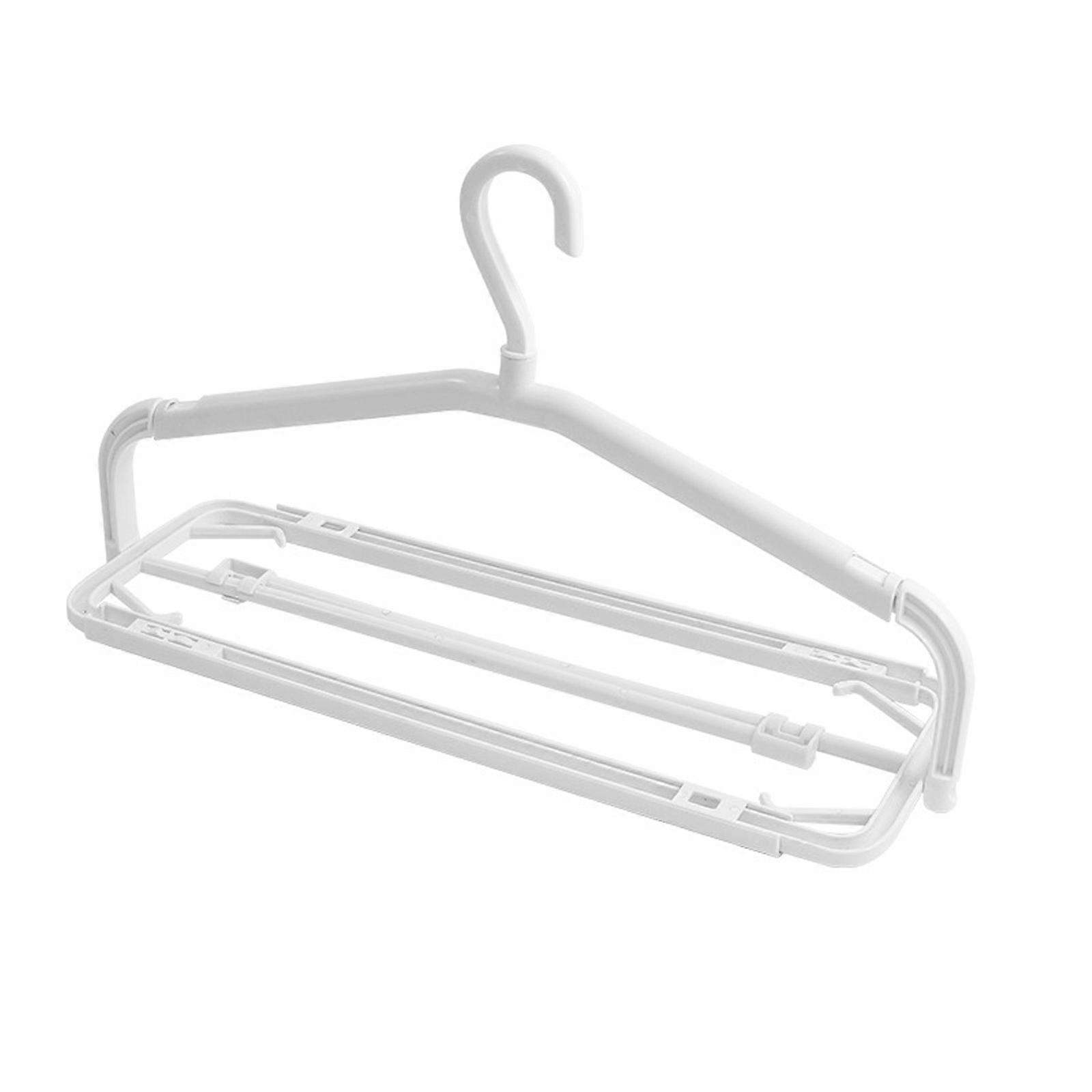 Garment Hanger With PP Construction Scalable Clothing Rack For Towels Clothes Household Laundry Organization Tool Multicolor