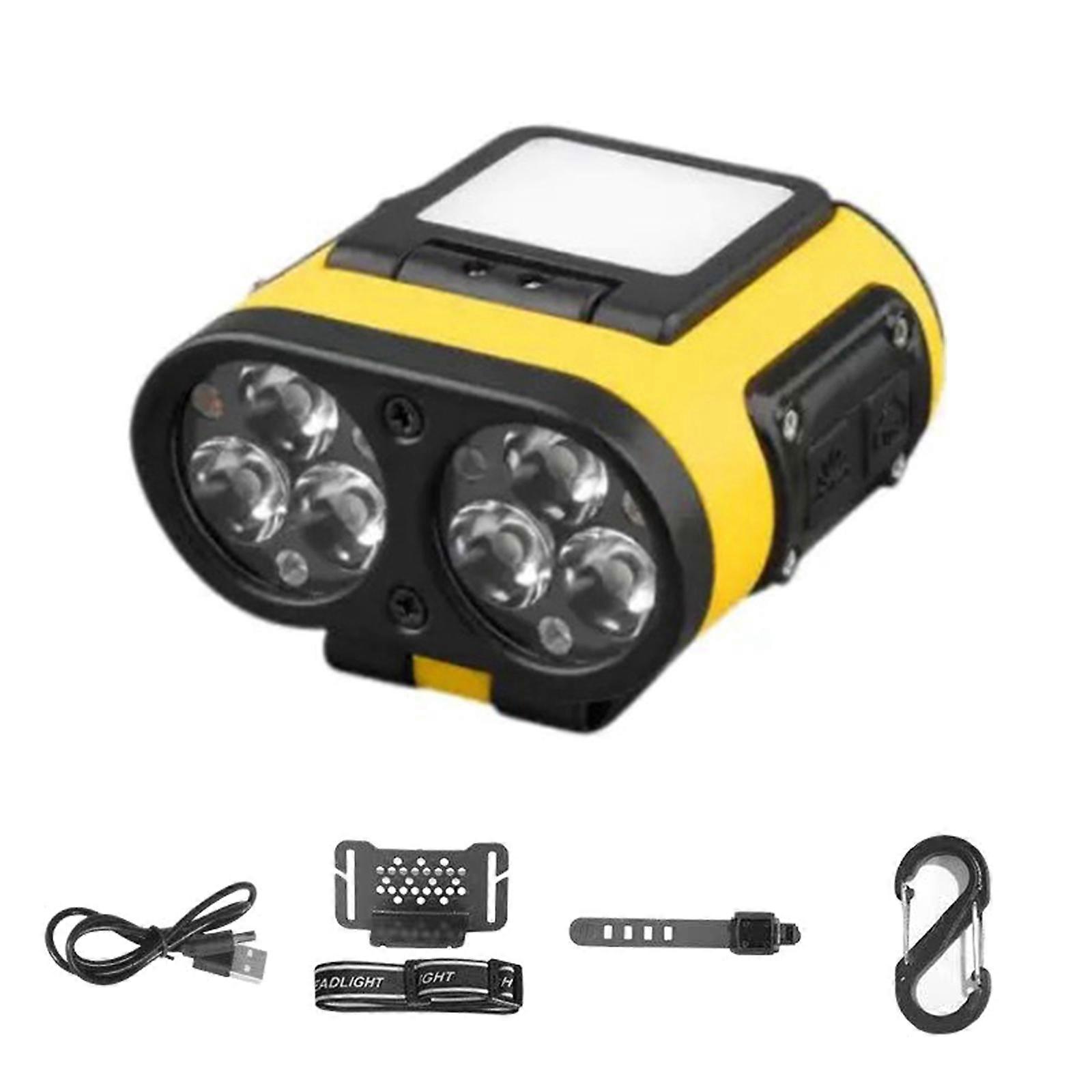 LED Cap Light With Motion Sensor Waterproof Headlamp Dimmable Clip on Cap Lights for Hiking Fishing Cycling Enduring Multicolor