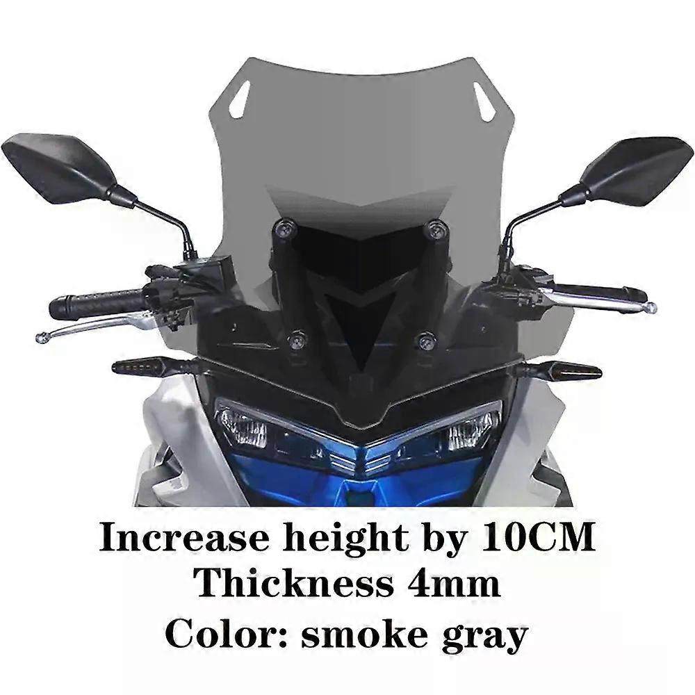 2023 DS525X Windshield Motorcycle Heightened and Widened Front Windshield For VOGE Valico DS 525X 525DSX 2022 2023 Parts