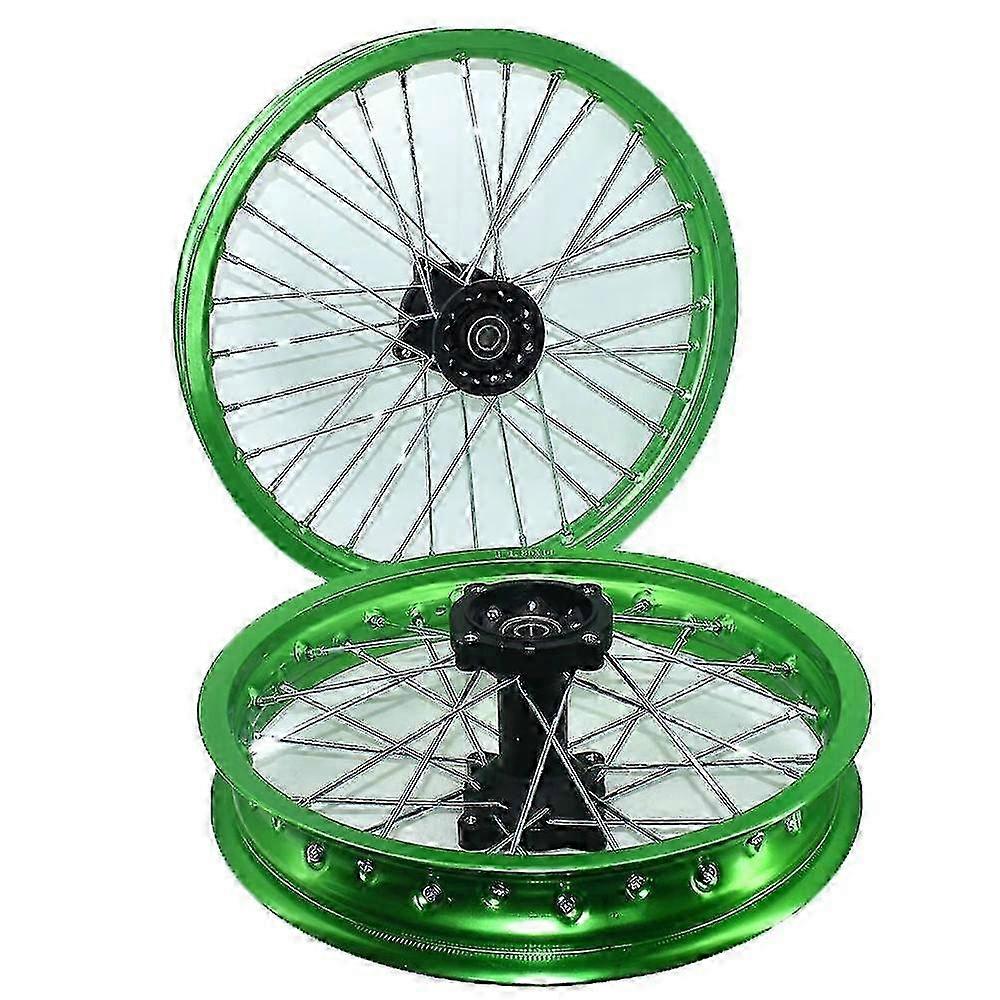 Jantes de roda de cubo preto para bicicleta da sujeira KLX 60-17 polegadas de alumínio dianteiro