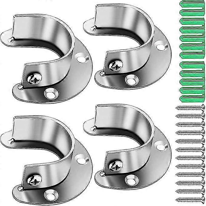 U-post Bracket Set, Stainless Steel (32mm)