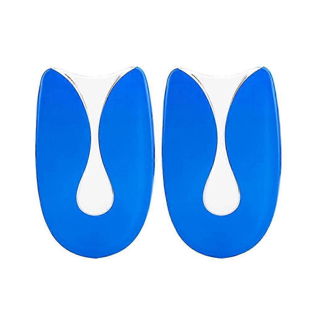 2pcs Heel Cushion Pad Shoe Insert Insole Pains Relieve Spur Pads Orthotic Insole