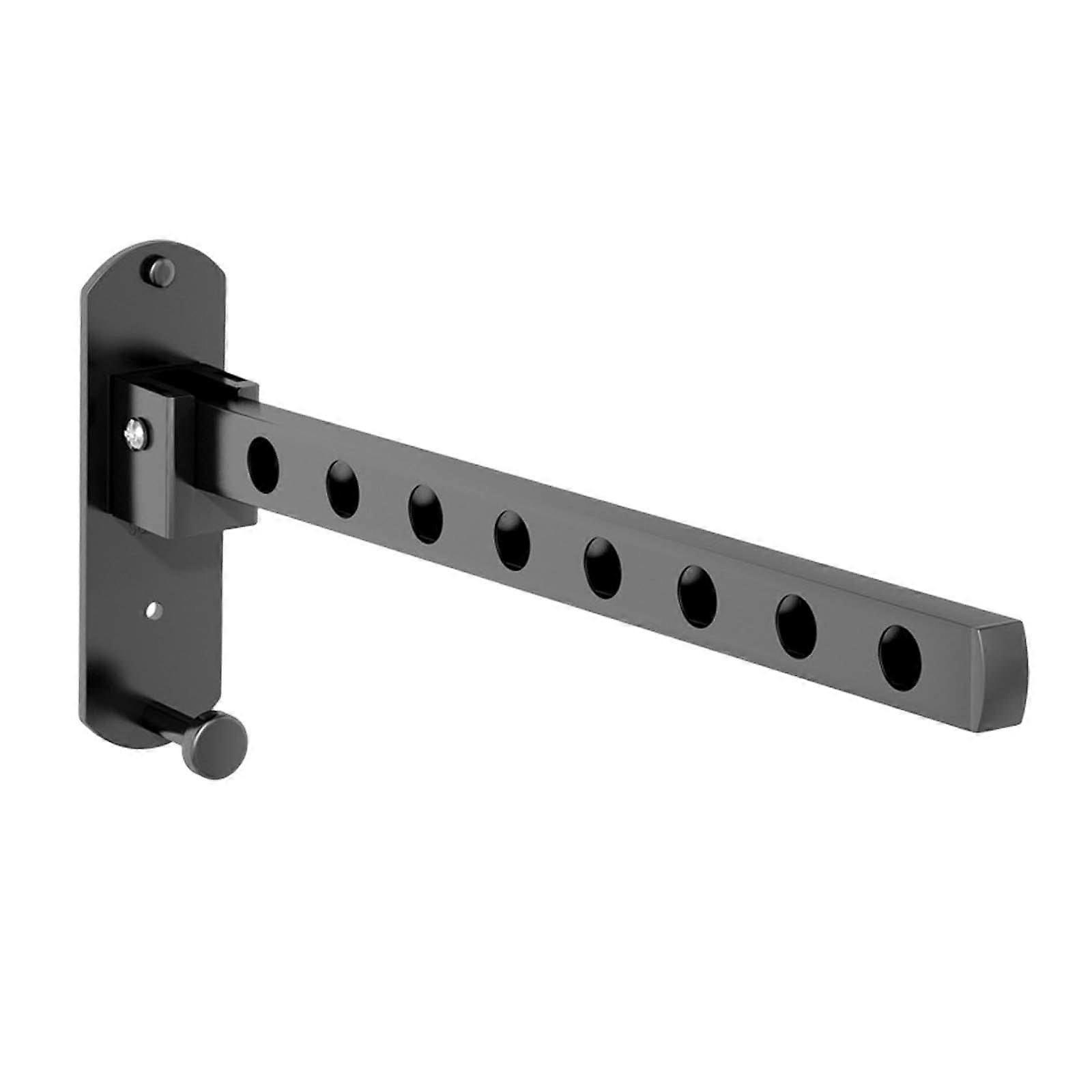 Wall Hanging Mounted 8Hole Folding Rack Durable For Closet, Bathroom, Balcony