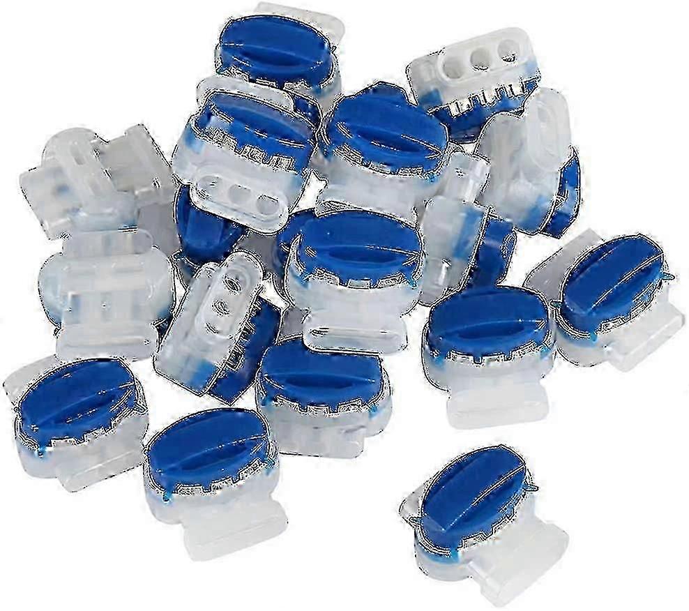20 Pack Plastic Waterproof Cable Connector Ideal For Lawn Mower