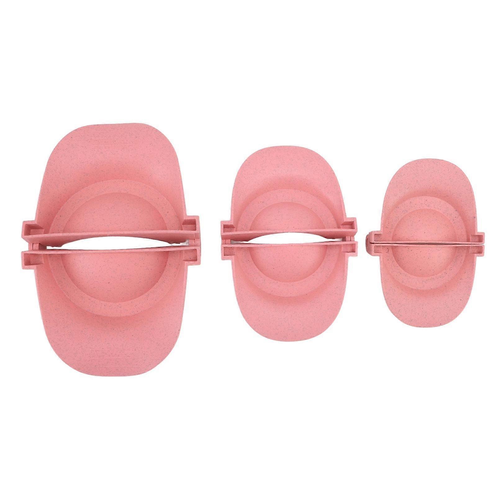 3 Pcs Dumpling Maker Mould Wheat Straw Empanadas Press Mold Different Sizes for Cooking Kitchen