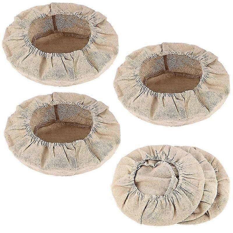 جولة الخبز التدقيق سلة القماش بطانة العجين المخمر Banneton التدقيق القماش الروطان الطبيعي الخبز دو