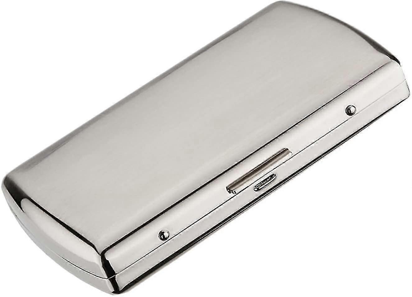 Durable Metal Cigarette Case Holds 12 Cigarettes (54 X 89 X 19mm), Cigarette Case