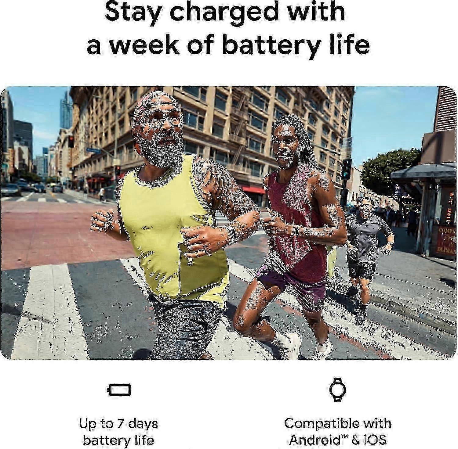 متتبع النشاط مع عضوية Premium لمدة 6 أشهر ، وعمر بطارية لمدة 7 أيام ، ومحفظة Google وخرائط Google