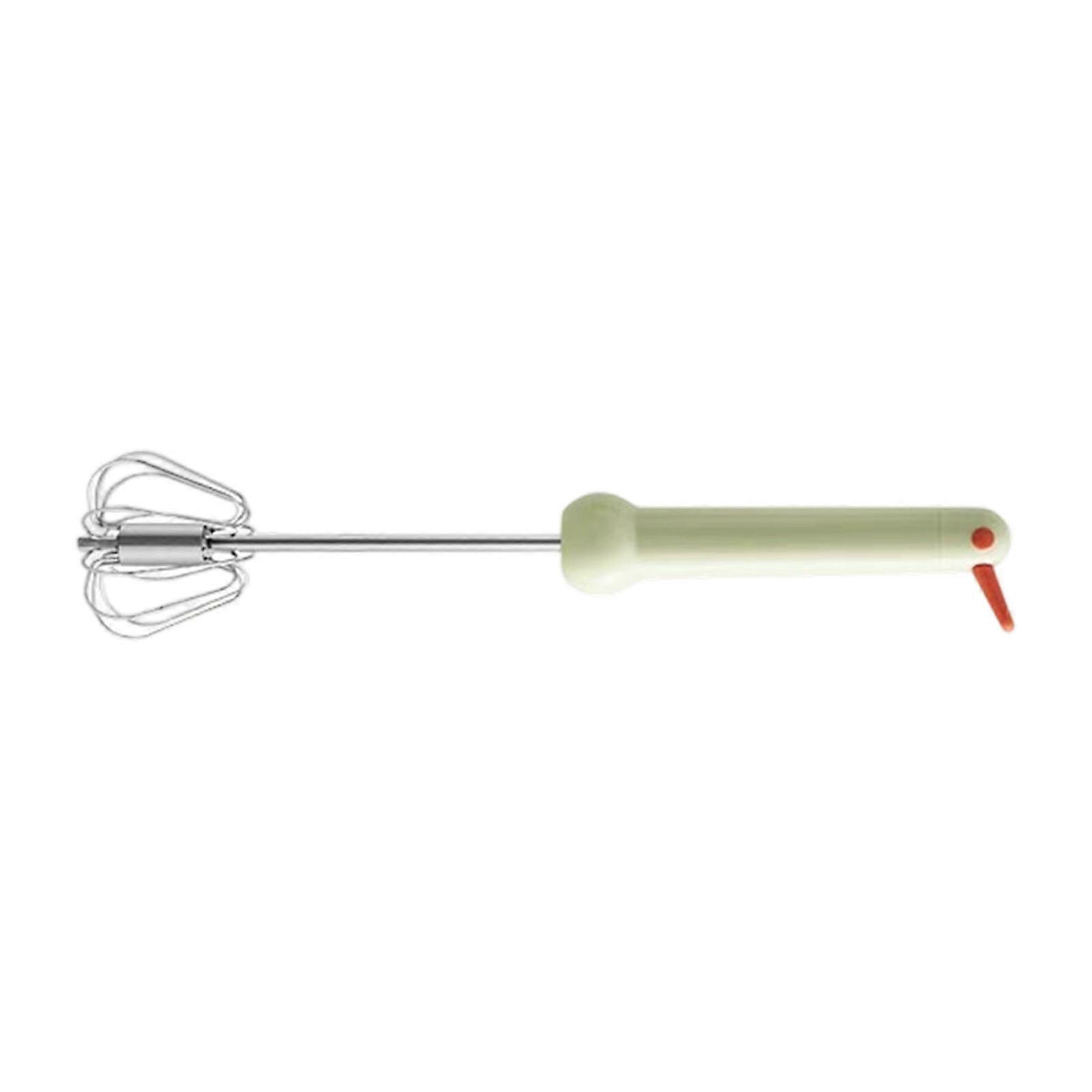 Semi Automatic Eggs Beater With 304 Nonrust Steel Whisks For Effortlessly Mixing Baking Cream Whippers Handheld Kitchen Tool  Green small