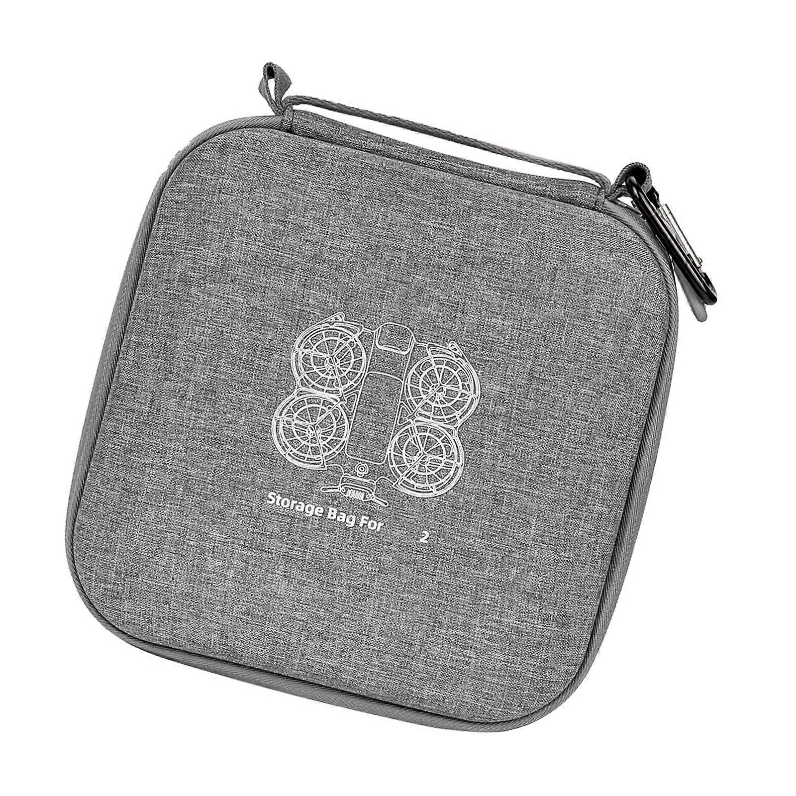 Portable AntiDrop Storage Solution for 2 Drones Protections Includes Meshes Pockets And Reinforced Protective Multicolor