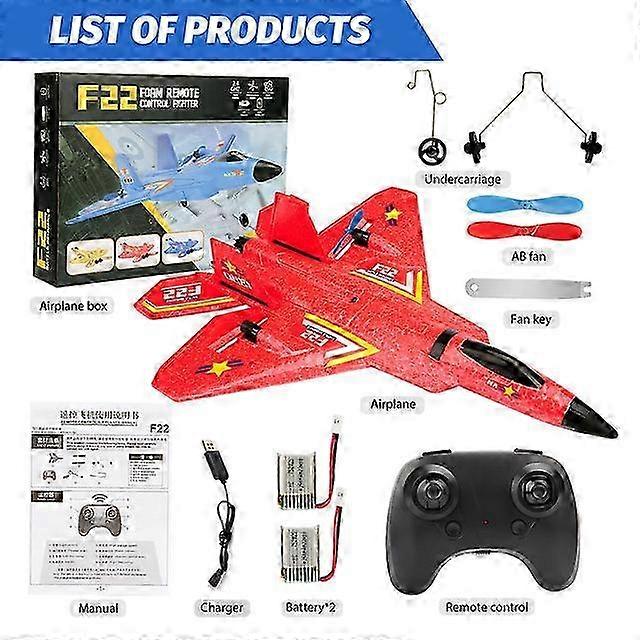 25-26 RC Plane F22 raptor Helicopter Remote Control aircraft 2.4G Airplane Remote Control EPP Foam plane Children toys