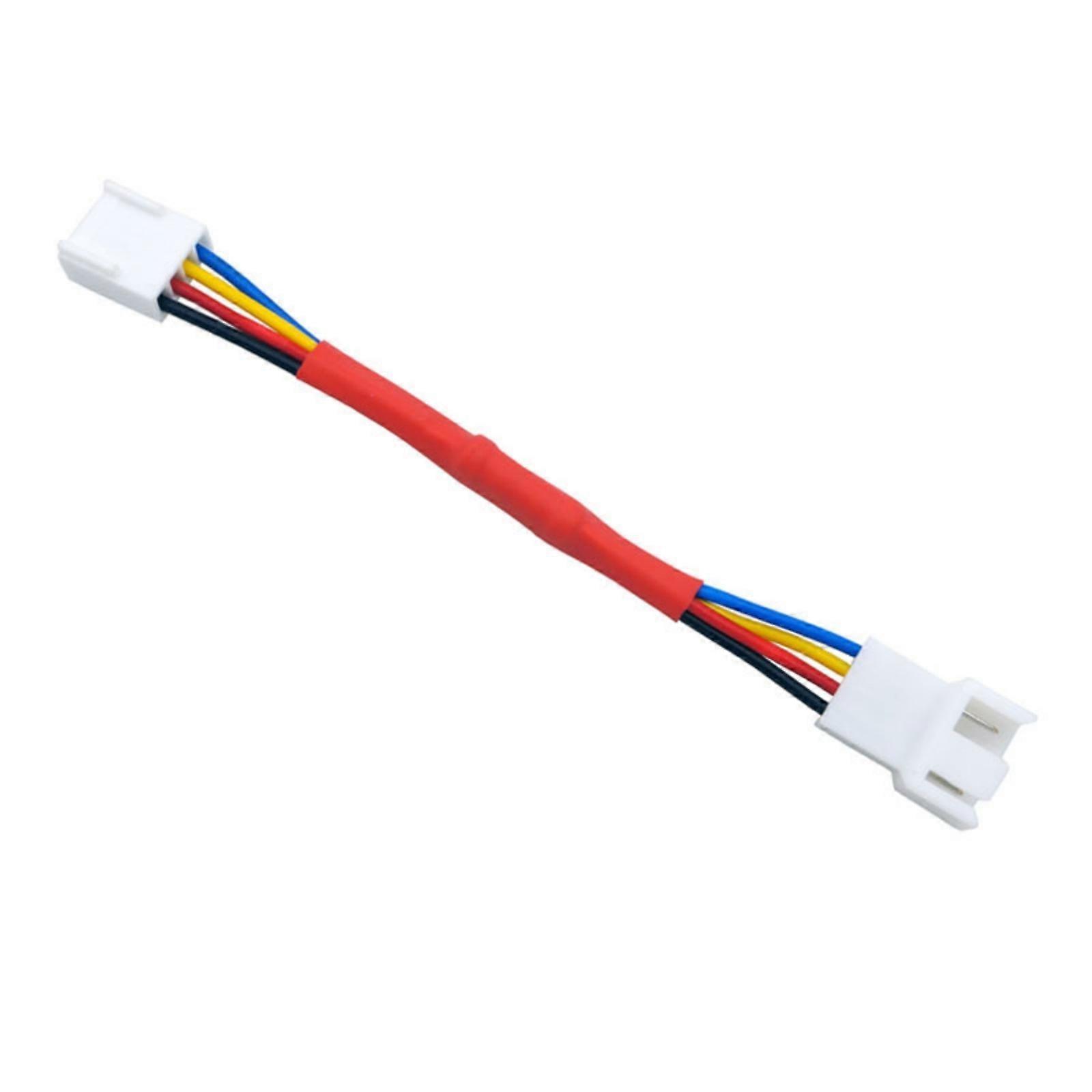 Motherboards 4Pin Adapter Extension Cable PWM Fan 4Pin Temperature Control Power Cable Extension Cord Extension Line  Red