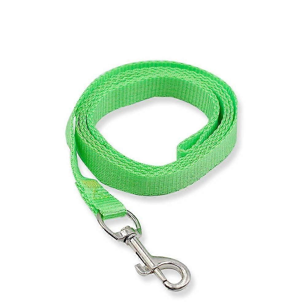 Nylon Dog Leash with Soft Padded Handle, Reflective Pet Lead for Walking Running Training, Green