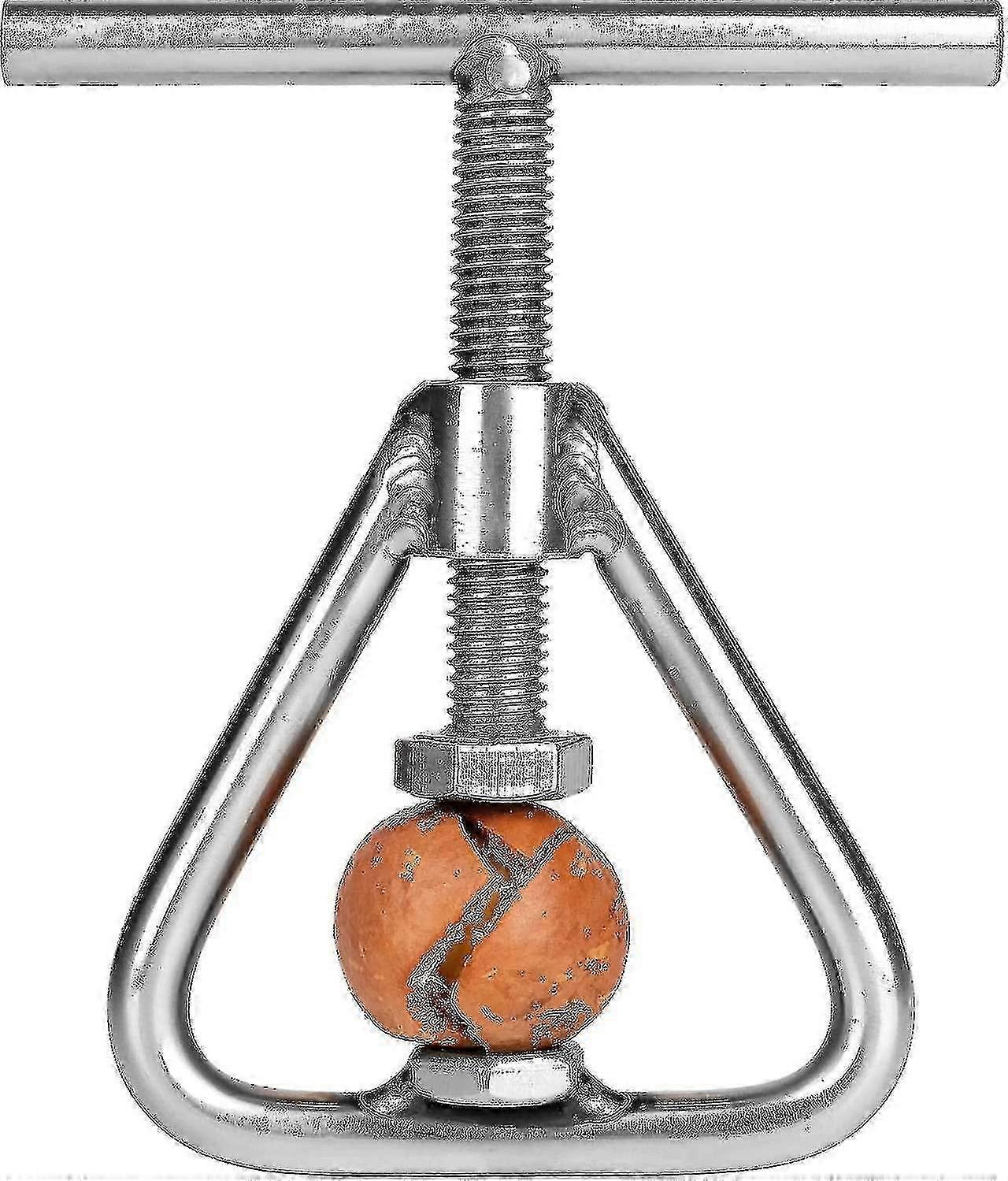 Mutter Cracker Black Walnut Cracker rustfritt stål Pecan Cracker Nøtteknekkeren Tool Heavy Duty for alle nøtter, svart valnøtt, Macadamia