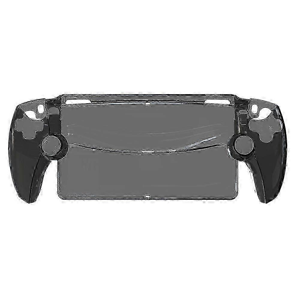 Case for Playstation Portal, PS5 Portal Protective Case with Ergonomic Grip for Playstation Portal Remote Player, Transparent Black