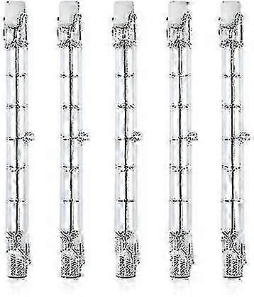 5 יח 'ניתן לעמעום R7s 118mm 300w נורת עיפרון הלוגן Ac 220-240v 3100lm זרקור הלוגן ליניארי לתאורת נוף, אבטחה, תאורת רחוב -sa f74