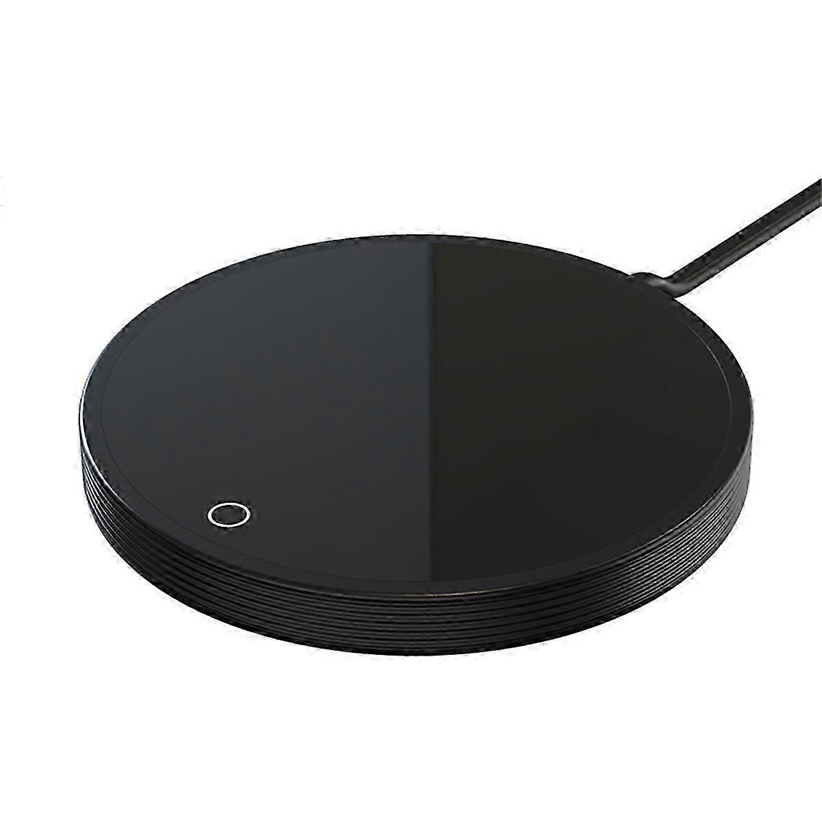 Thermal Coaster Cup Heating Pad Black EU Plug hwy