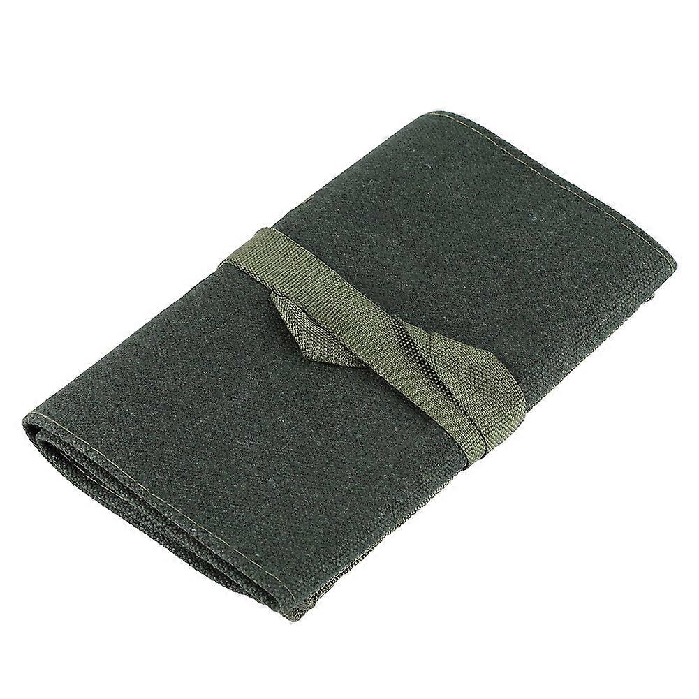1Pc Canvas Gardening Handle Portable Multifunctional Storage Package Tool Set Case Rolling Bag