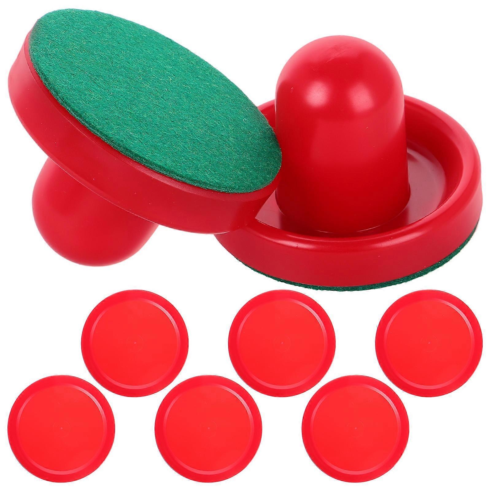 Table Ice Hockey Pushers Pucks Accessories for 3Sets Board Game