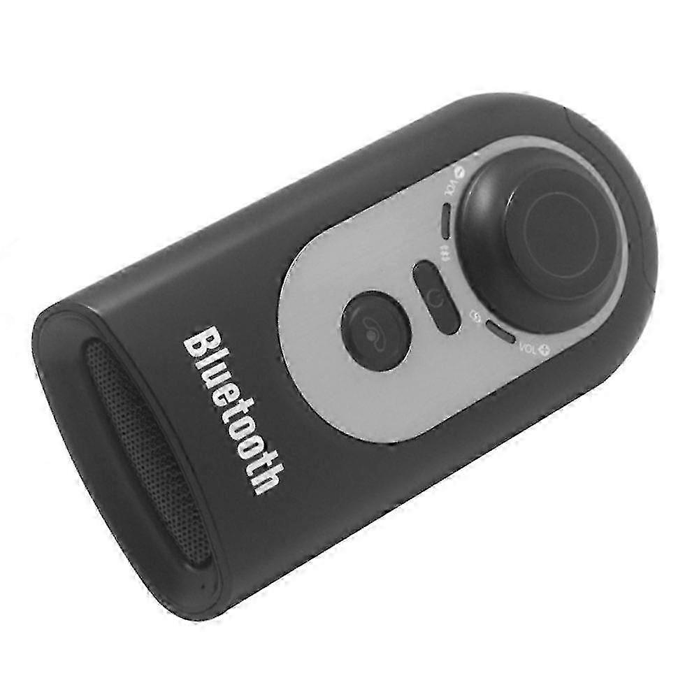 Hands Free Bluetooth For Cell Phone Car Kit, Loud Speakerphone, Siri Google Assistant Support, Volume Knob, Wireless In Car Handsfree Speaker