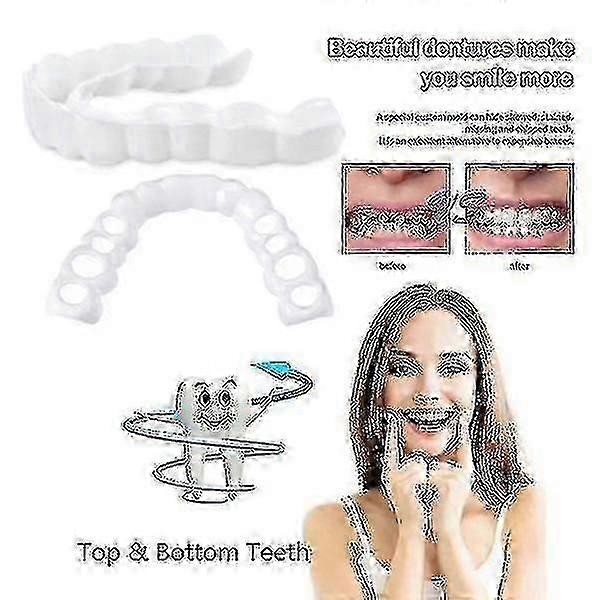 Upper/lower Comfort Fit Flex Whitening Denture Braces