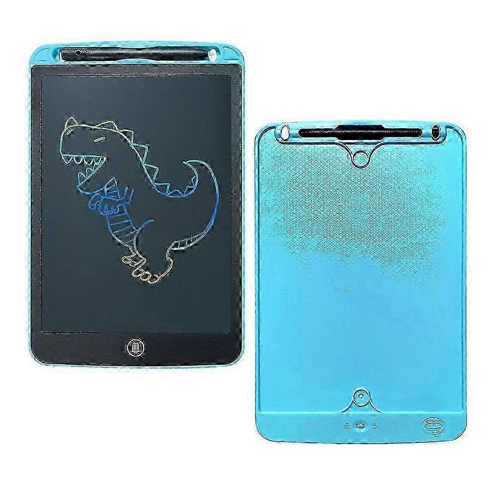 10 Inch Lcd Writing Tablet, Blue Erasable Drawing Board With Delete Button, Notepad, Magic Slate, Learning, Working, Doodling, Drawing, Educational To