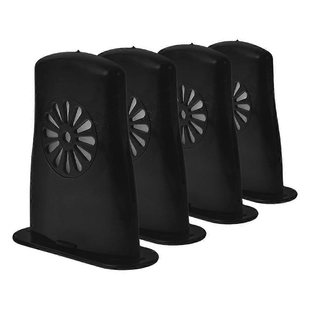Black Acoustic Guitar Humidifier for Preventing Cracking 4Pcs Set