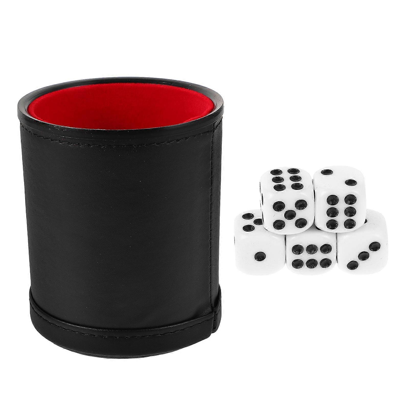 Cup Black PU Quiet Shaking Game Accessories