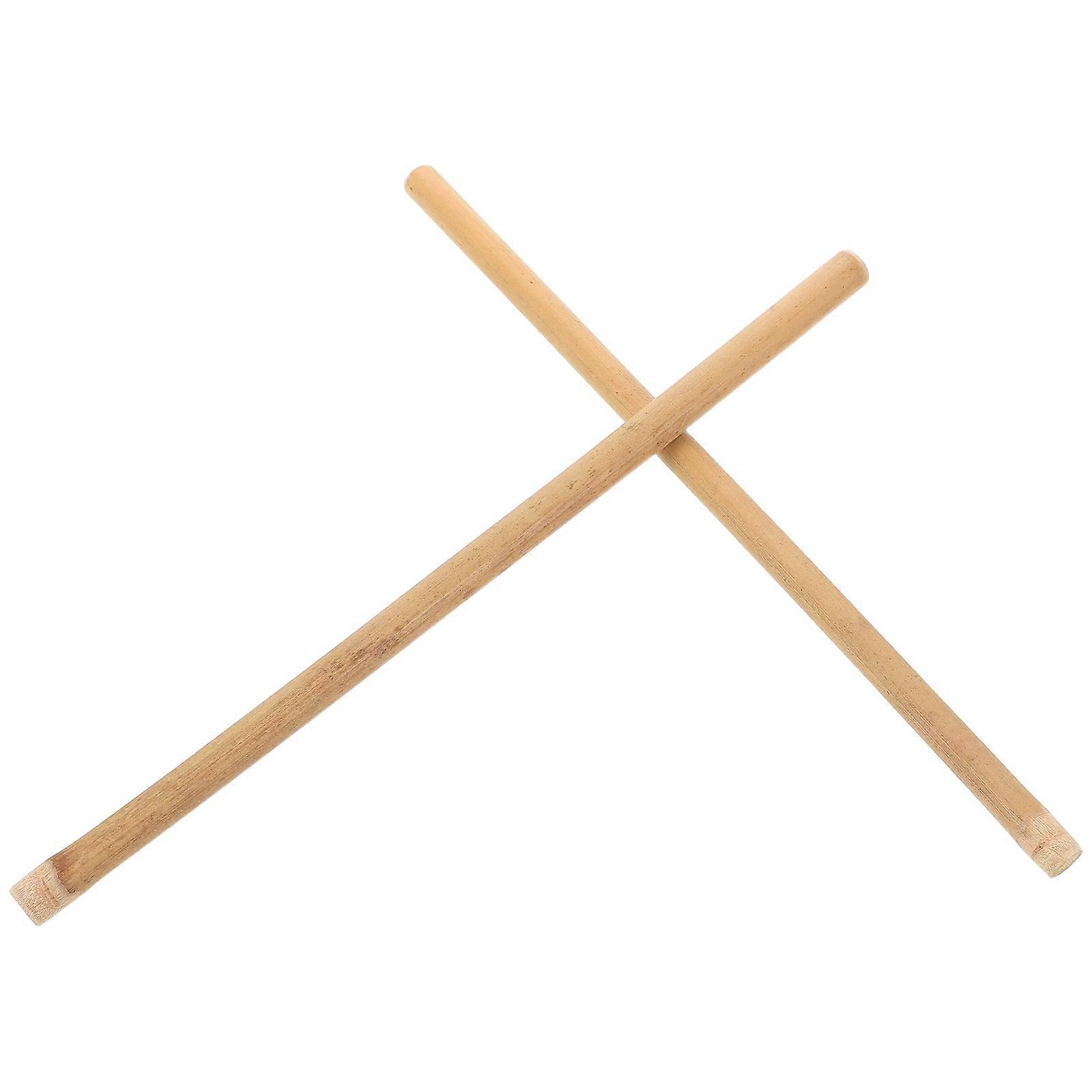 Bamboo Drumsticks for Professional Use 1Pair Durable Percussion Sticks
