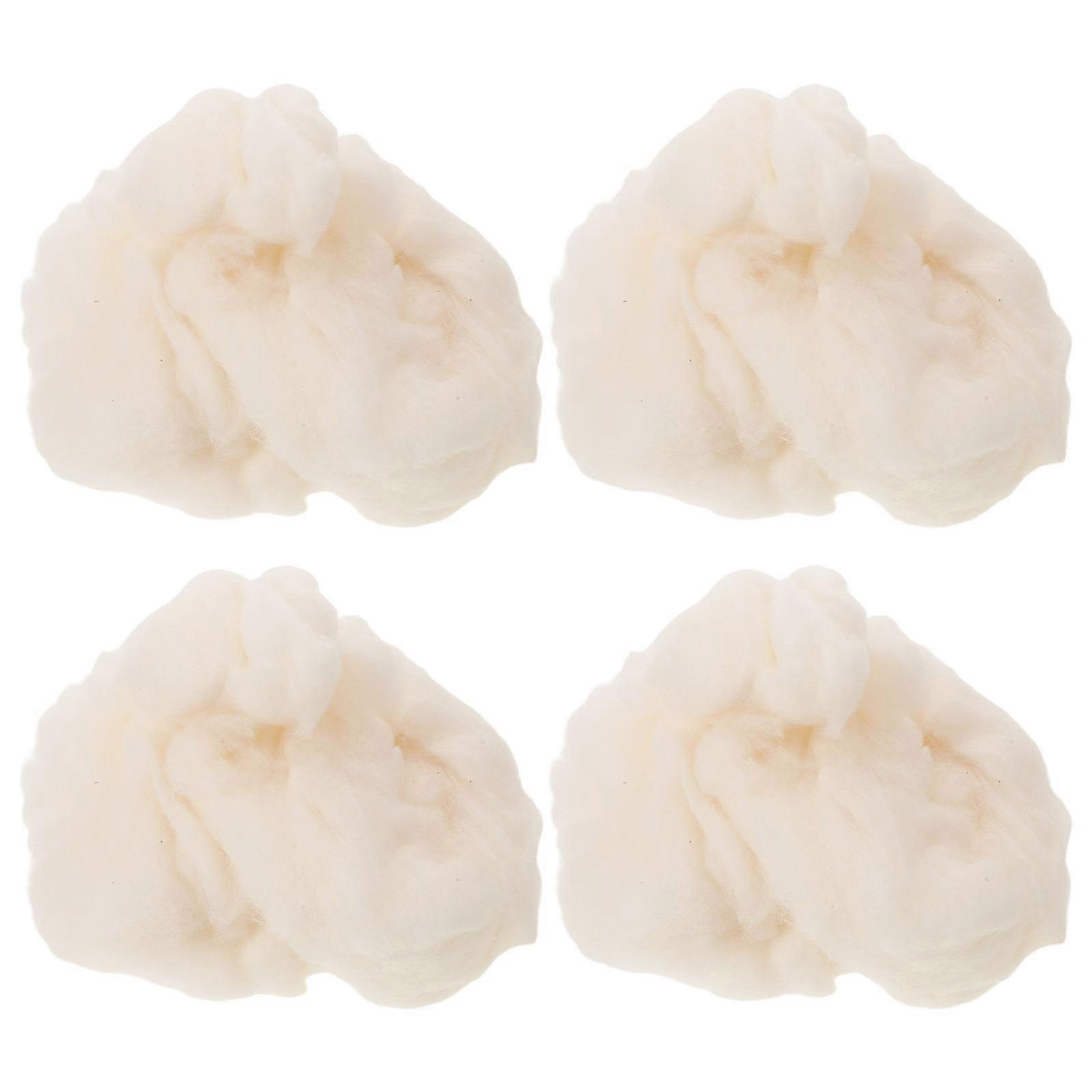 Simulation Smoke Cotton Stuffing for Realistic Fog Effect 4Pcs for DIY Party Decorations