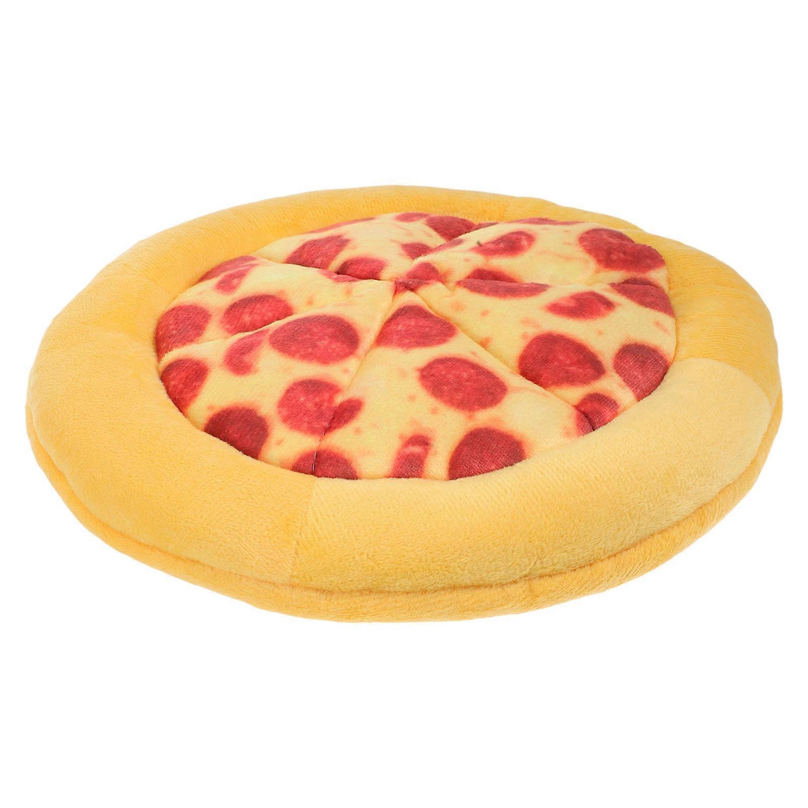 Dog Chew Toys Pizza Squeaky Interactive Toy for Playing