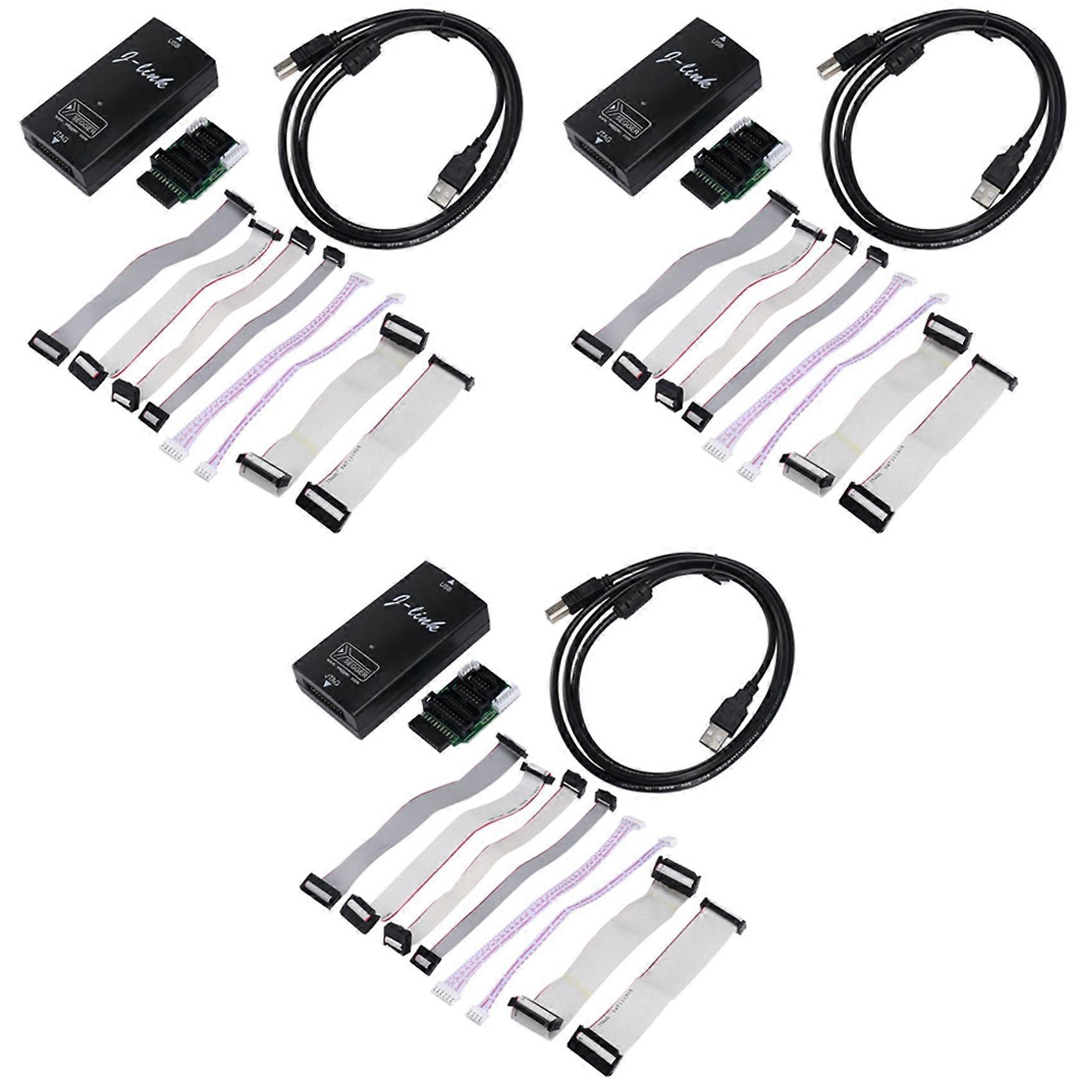 3X JLINK J-LINK V9 ARM -emulaattorille USB-JTAG-sovitinemulaattori STM32 ARM MCU