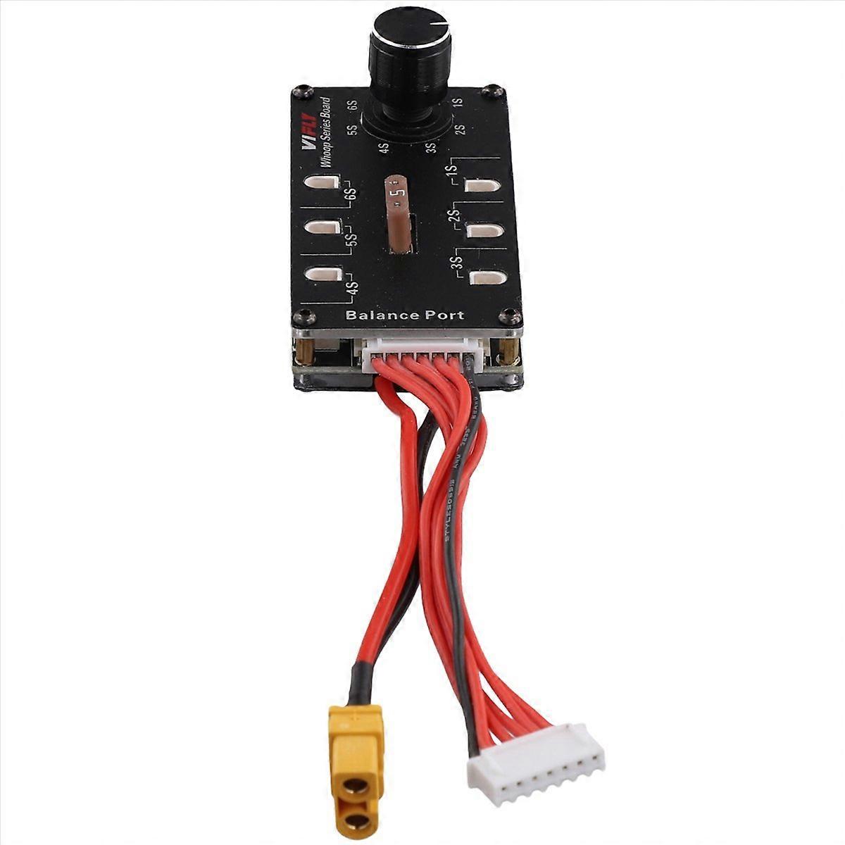 VIFLY Whoop Series Board Balance Charging Board 6 Port 1S LIPO Battery XT60 Input for PH2.0 BT2.0 1S FPV Tinywhoop