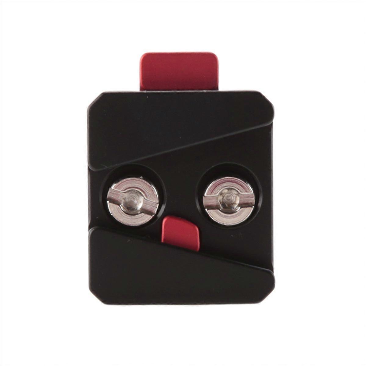 1/4 Universal V Mount Battery Quick Release Plate Adapter Black