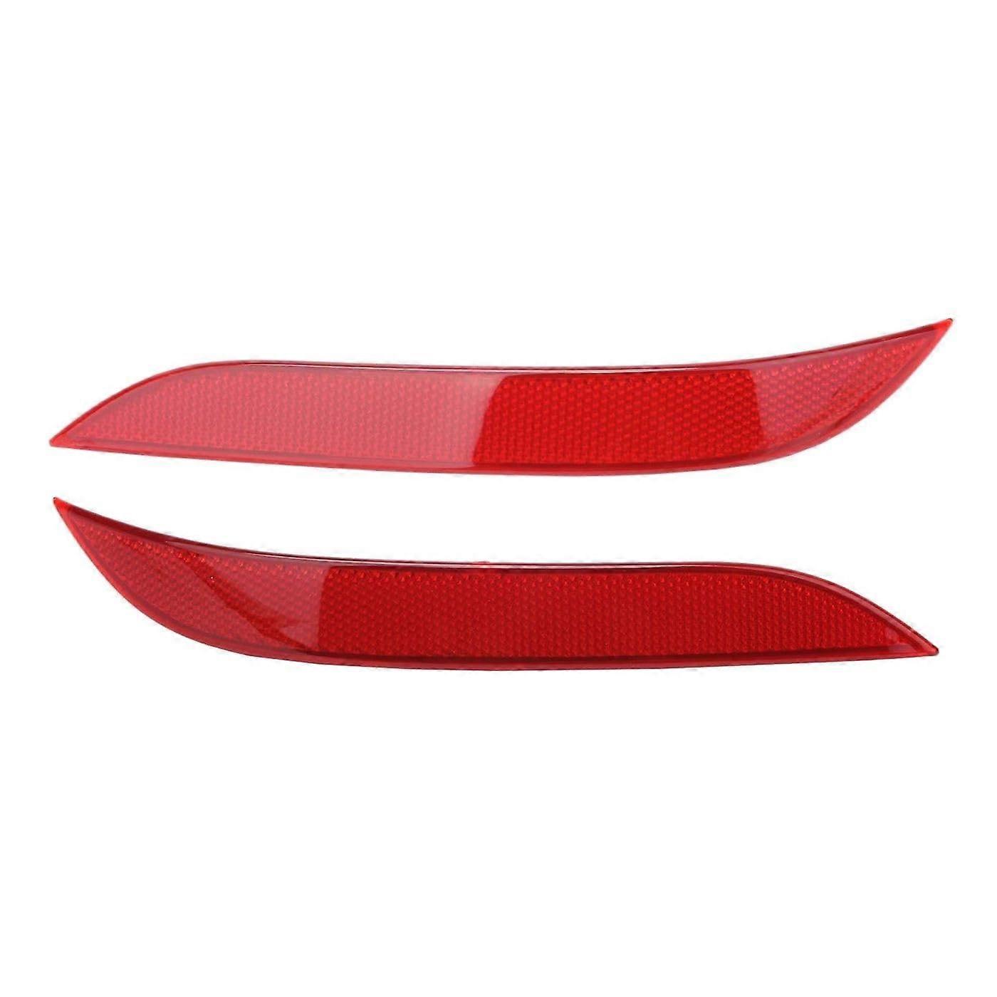 2pcs Compatible with BMW E60 5 Series 2003-2007 Rear Bumper Reflector Light Set Left and Right