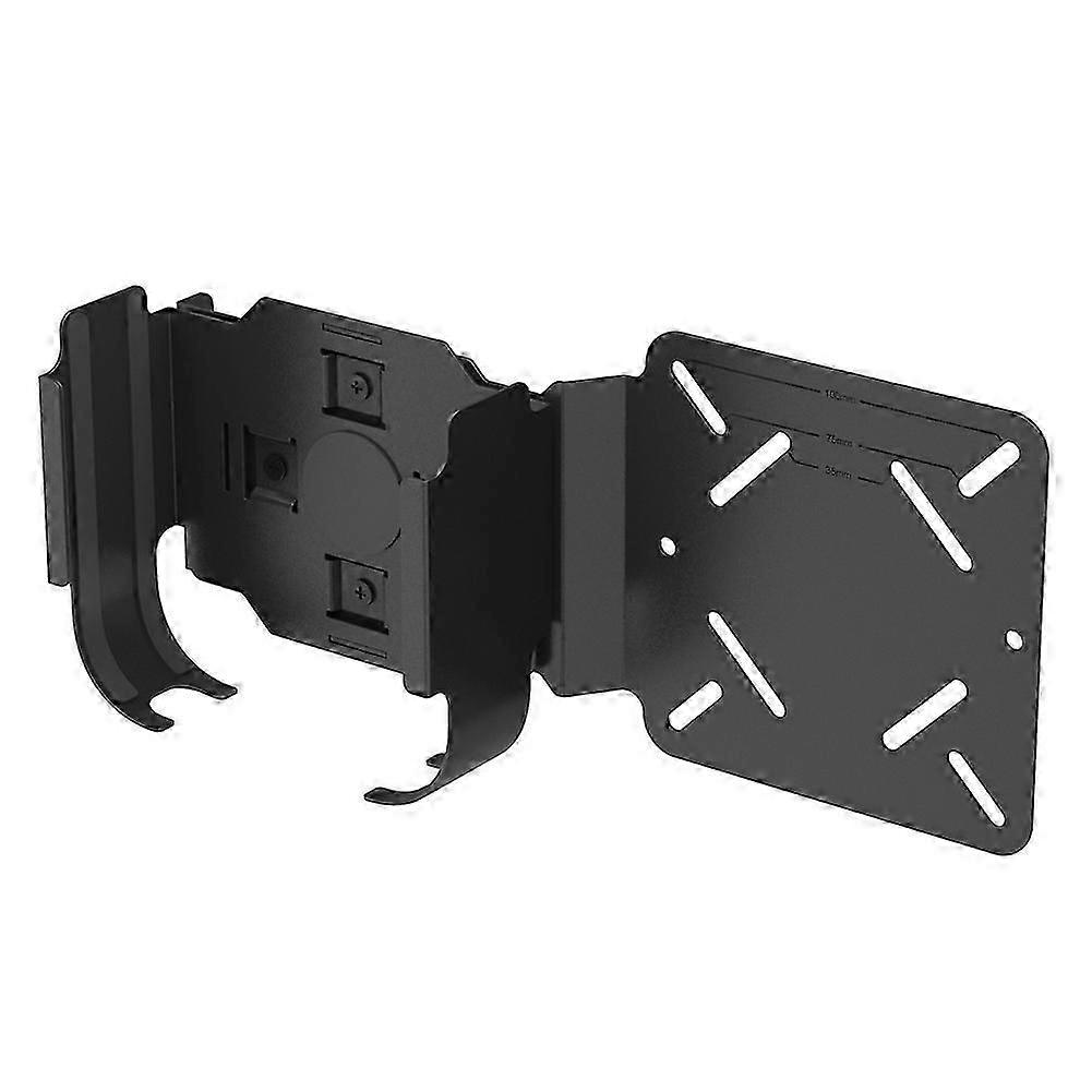 Mounting Bracket with VESA Mount Adapter Plate Behind Monitor/Wall/Desk Mount Holder compatible with Mac Mini M4 & M4 Pro 2024