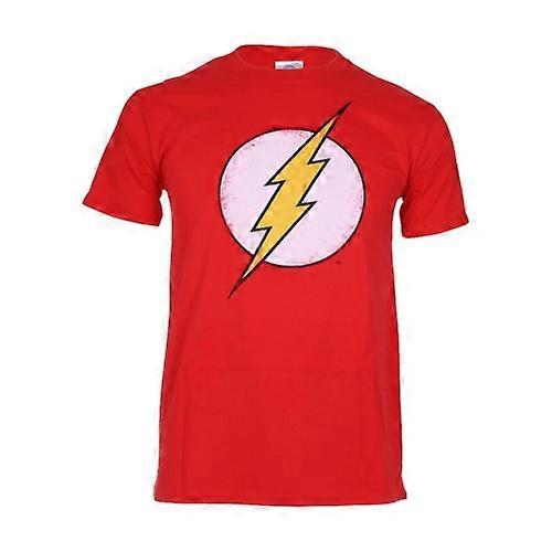 The Flash Mens Distressed Logo T-Shirt