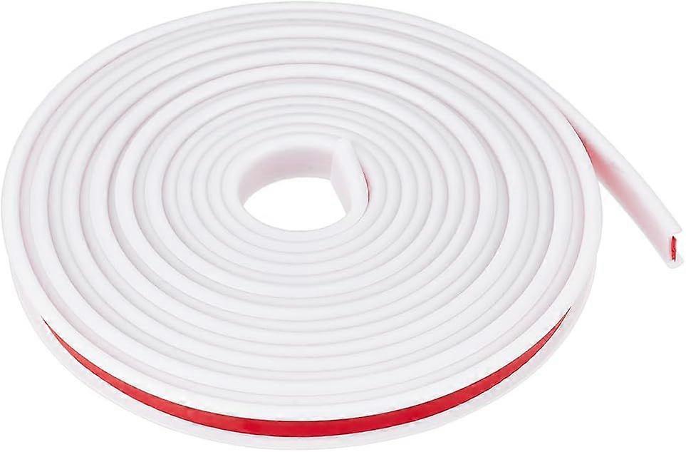 5m/16.4 Ft White U-Shape Edge Banding 0.5 Inch ID Self Adhesive Edge Protector 0.6 Inch Wide Flexible Furniture Edge Protector U-Shape Veneer Edging f