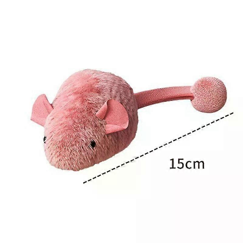 Simulated Sound With Luminous Mouse Interactive Funny Plush Cat Toy Simulation Mouse Cat Self Entertainment Indoor Pet Cat Toy